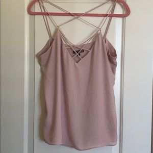 Express cross cross cami tank